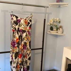 Full length fitted tropical jumpsuit never worn